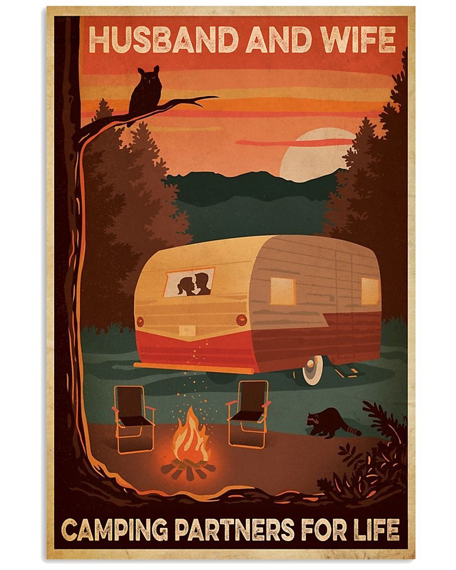 Camping-Canvas-Husband-And-Wife-Camping-Partners-For-Life-Canvas-Prints-Wall-Art-Decor Camping Canvas Husband And Wife Camping Partners For Life Canvas Prints Wall Art Decor