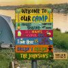 Camping Welcome To Our Camp Custom Classic Metal Signs