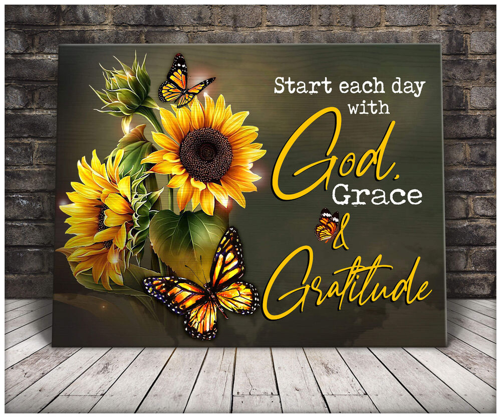 Canvas-Butterfly-God-Grace-And-Gratitude Canvas Butterfly God