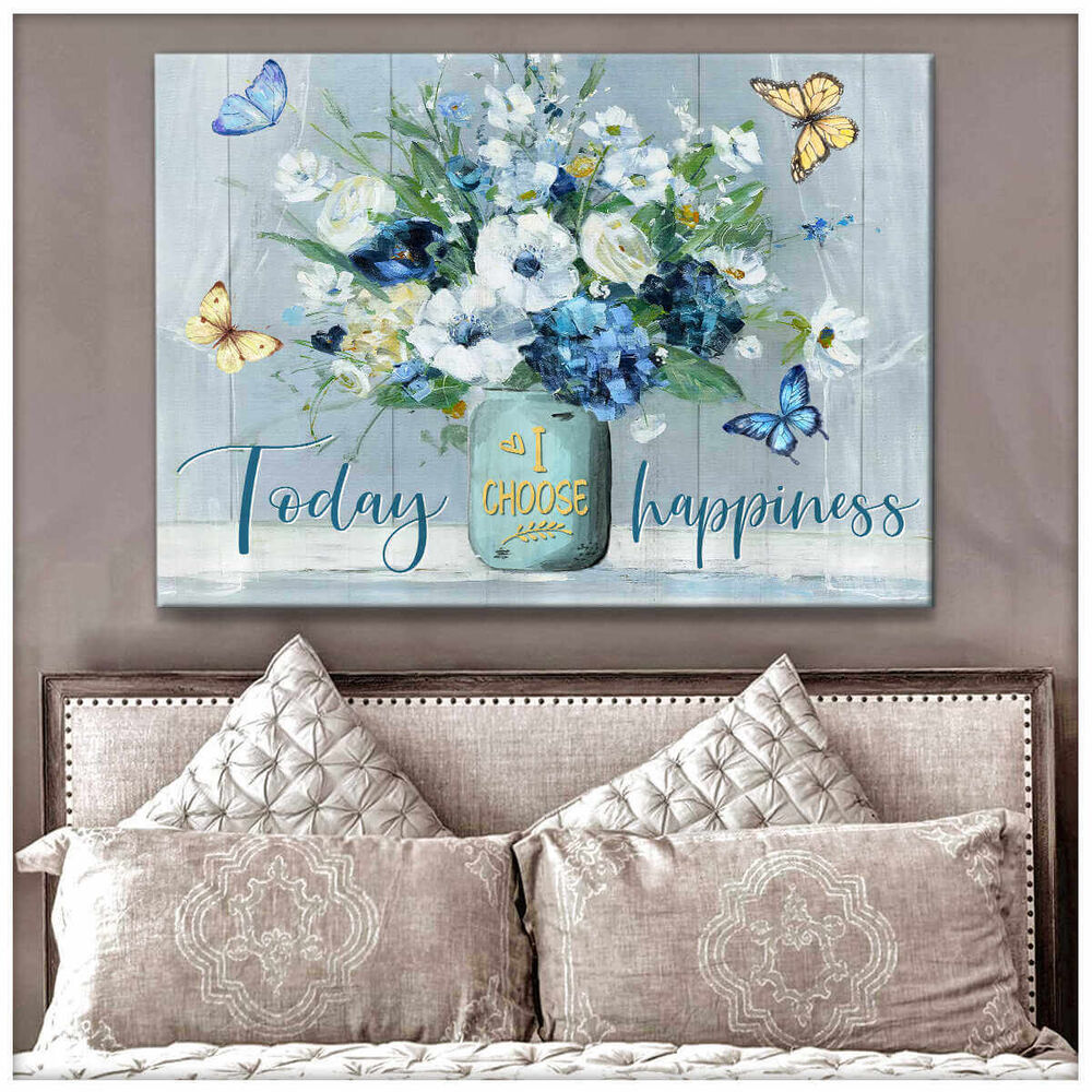 Canvas-Butterfly-Today-I-Choose-Happiness-3 Canvas Butterfly Today I Choose Happiness 3