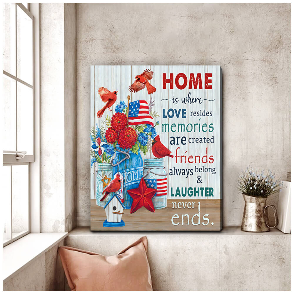 Canvas-Cardinal-Home-Is-Where-Love-Resides-2 Canvas Cardinal Home Is Where Love Resides 2