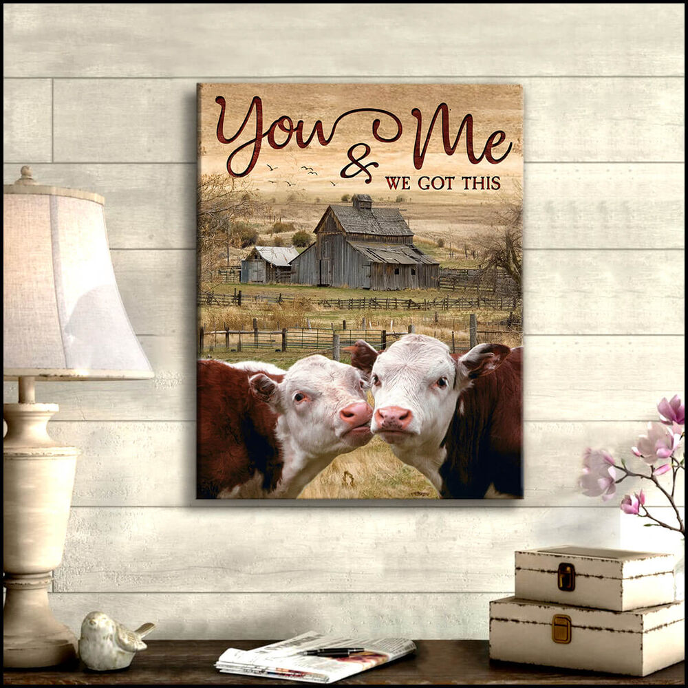Canvas-Cow-You-And-Me-3 Canvas Cow You And Me 3