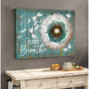 Canvas Dandelion &Amp; Dragonfly Just Breathe