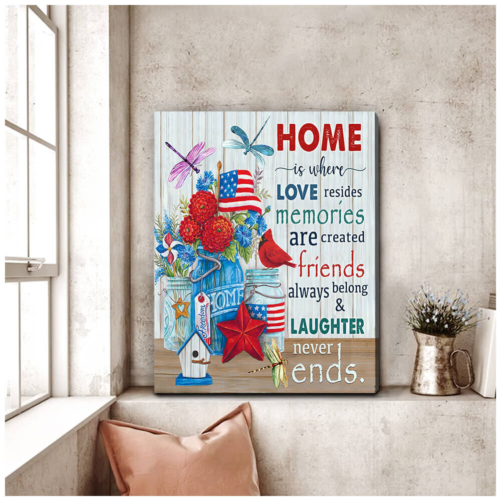 Canvas-Dragonfly-Home-Is-Where-Love-Resides-2 Canvas Dragonfly Home Is Where Love Resides 2