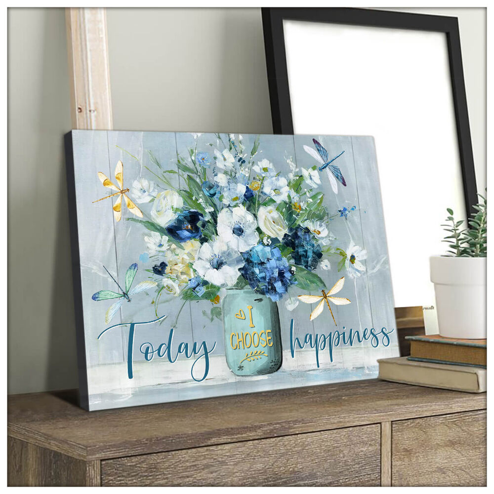 Canvas-Dragonfly-Today-I-Choose-Happiness-3 Canvas Dragonfly Today I Choose Happiness 3