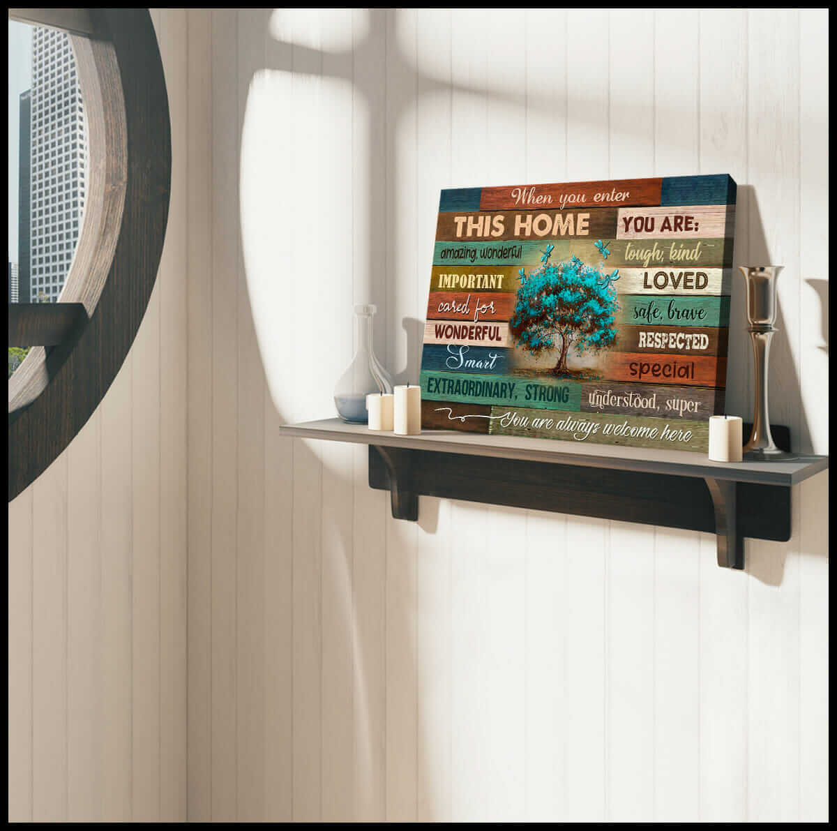 Canvas-Dragonfly-When-You-Enter-This-Home-3 Canvas Dragonfly When You Enter This Home 3