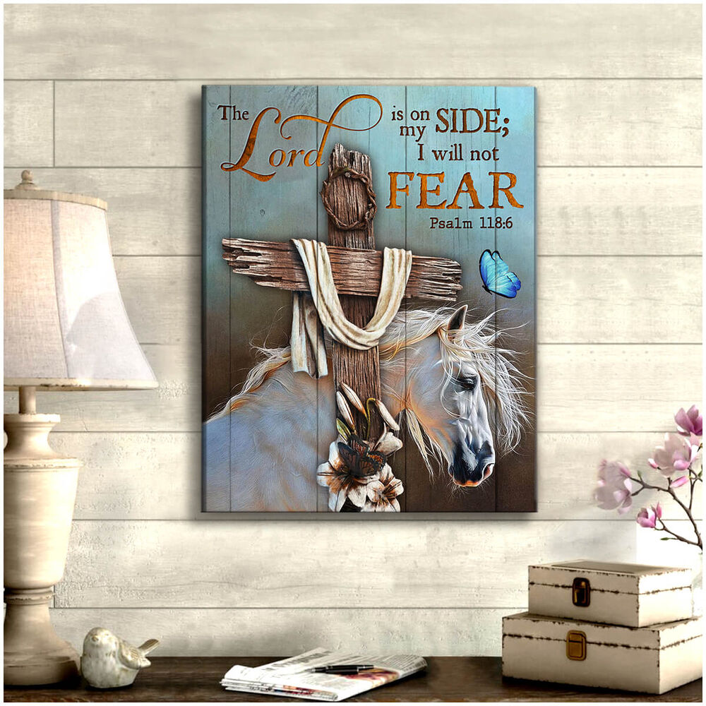Canvas-Horse-The-Lord-Is-On-My-Side-2 Canvas Horse The Lord Is On My Side 2