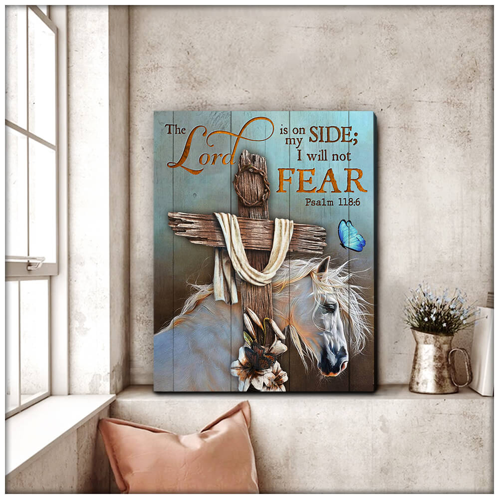 Canvas-Horse-The-Lord-Is-On-My-Side-3 Canvas Horse The Lord Is On My Side 3