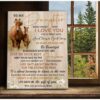 Canvas Horse To My Daughter