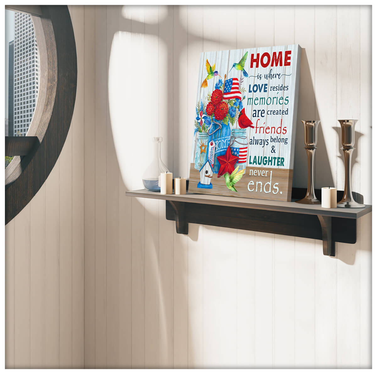 Canvas-Hummingbird-Home-Is-Where-Love-Resides-1 Canvas Hummingbird Home Is Where Love Resides 1