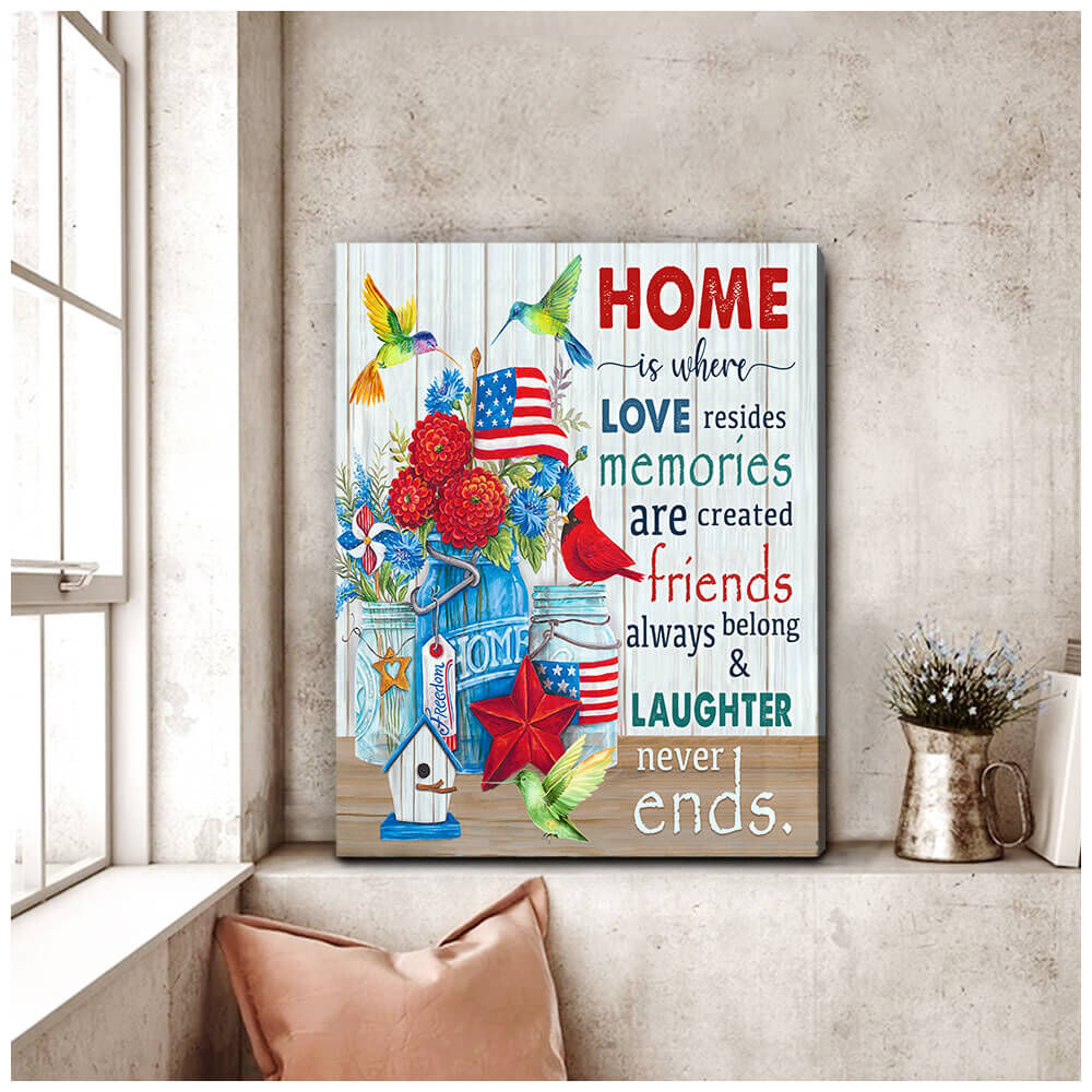 Canvas-Hummingbird-Home-Is-Where-Love-Resides-2 Canvas Hummingbird Home Is Where Love Resides 2