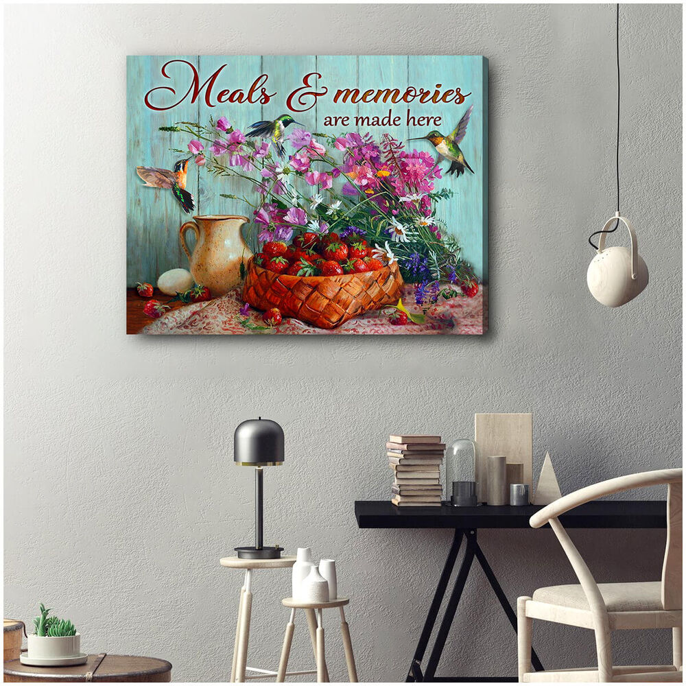 Canvas Hummingbird Meals And Memories