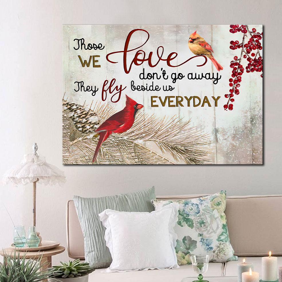 Cardinal-Bird-Canvas-Wall-Art-Cardinal-Memorial-Canvas-Those-We-Love-Wall-Art-Decor Cardinal Bird Canvas Wall Art - Cardinal Memorial Canvas Those We Love Wall Art Decor