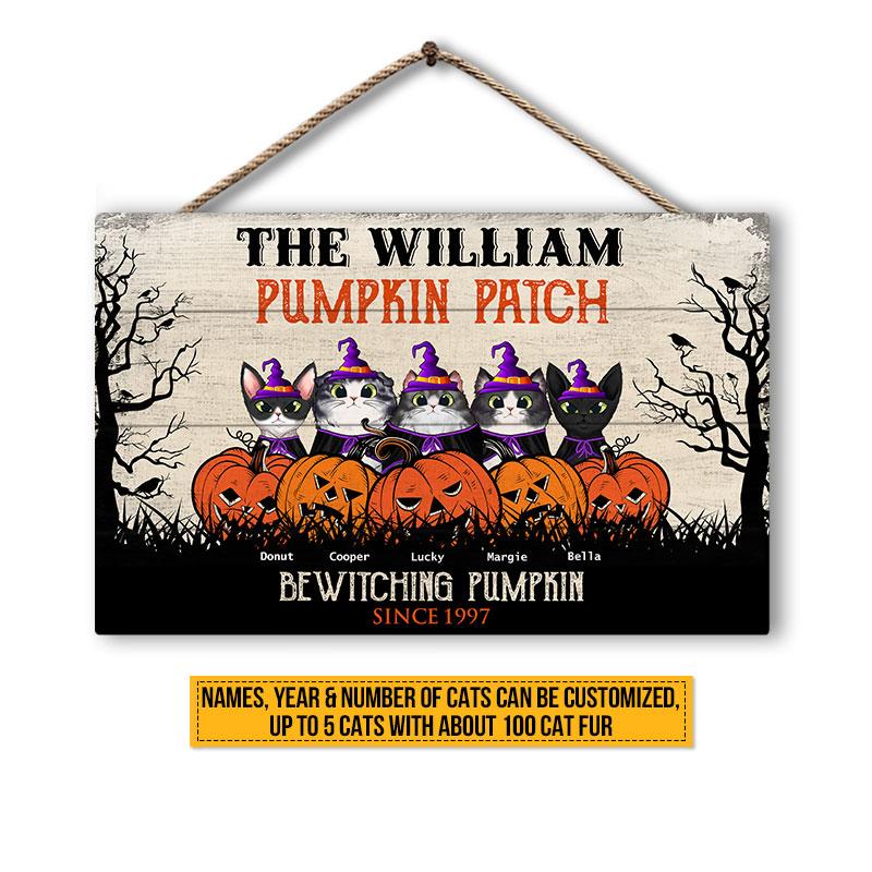 Cat-Halloween-Bewitching-Pumpkin-Custom-Wood-Rectangle-Sign-Witch-Halloween-Yard-Decorations-Cat-Lover-Halloween-Decorating-Idea-3 Cat Halloween Bewitching Pumpkin Custom Wood Rectangle Sign Witch Halloween Yard Decorations Cat Lover Halloween Decorating Idea 3