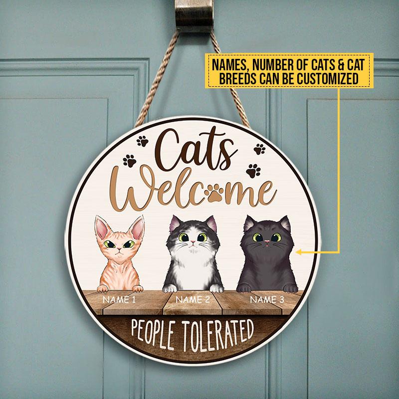 Cat Welcome Sign