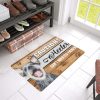 Caution Can't Hold This Licker Heeler Doormat Welcome Mat