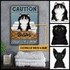 Caution Sassy Cat Lurking