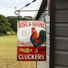 Chicken Rise And Shine Vertical Customized Classic Metal Signs