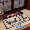 Chicken Tiny Dinosaurs Personalized Custom Name Doormat Welcome Mat