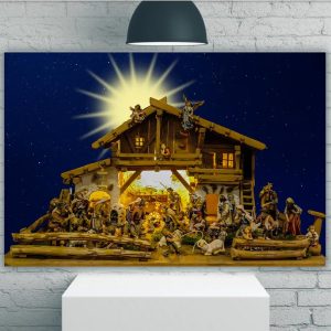 Christian Night Canvas