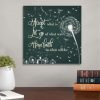 Christian Wall Art: Accept What Is Let Go Of What Was Have Faith Canvas Print