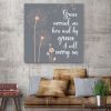 Christian Wall Art: Grace Carried Me Here And By Grace I Will Carry On Canvas Print