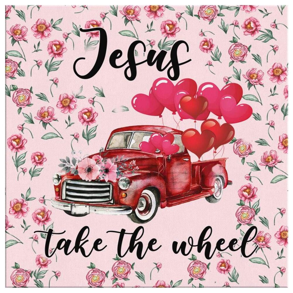 Christian-Wall-Art-Jesus-Take-The-Wheel-Wall-Art-Canvas-Print-2 Christian Wall Art Jesus Take The Wheel Wall Art Canvas Print 2