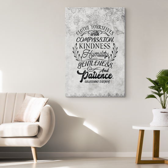Clothe Yourselves Colossians 312 Canvas Wall Art 1 1