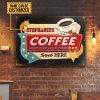 Coffee Always Hot Always Fresh Custom Classic Metal Signs