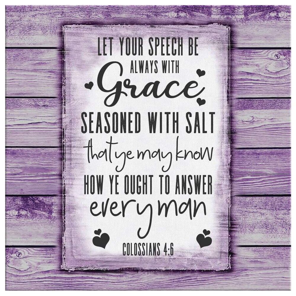 Colossians-46-Kjv-Canvas-Wall-Art-2 Colossians 46 Kjv Canvas Wall Art 2