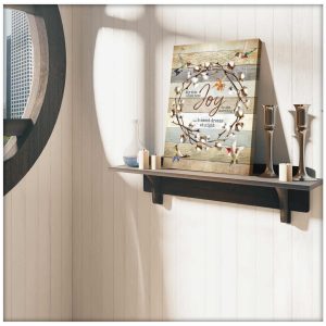 Cotton Flowers And Hummingbirds Canvas May This House Have Joy In The Morning And Sweet Dreams At Night Wall Art Decor