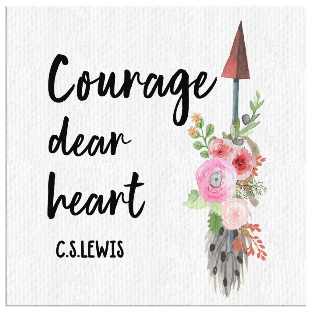 Courage-Dear-Heart-Canvas-Wall-Art-2 Courage Dear Heart Canvas Wall Art 2