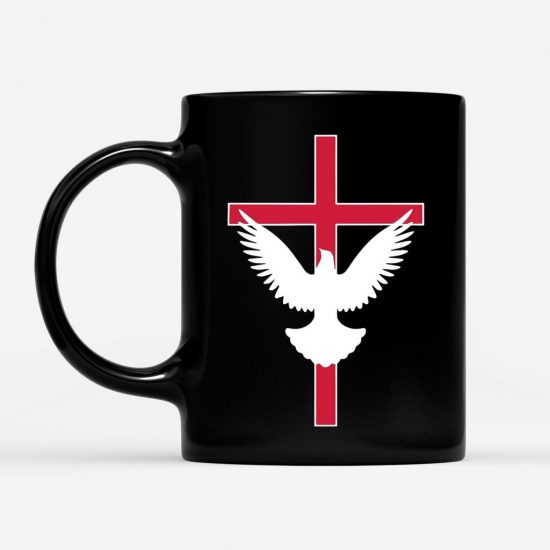 Cross And Dove Coffee Mug 1