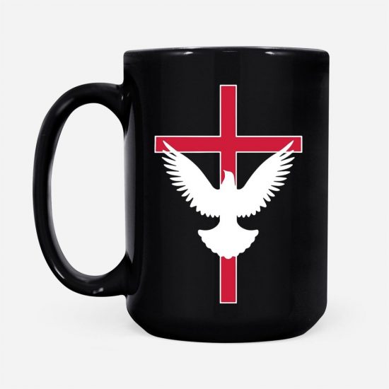 Cross And Dove Coffee Mug 2