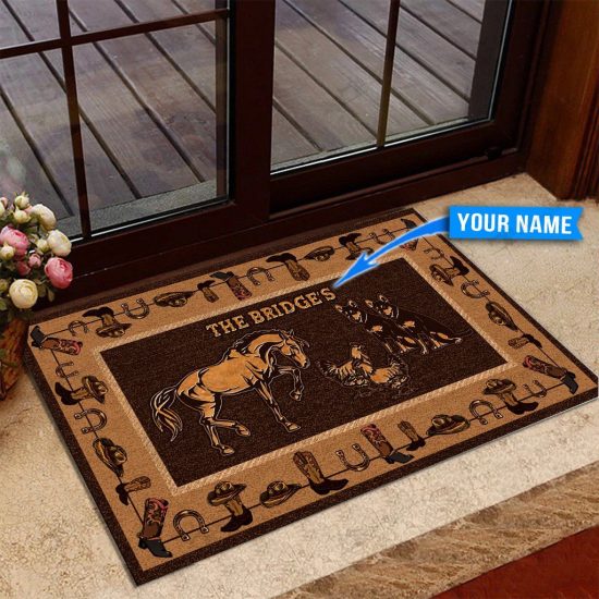 Custom Personalized Custom Name Doormat Welcome Mat