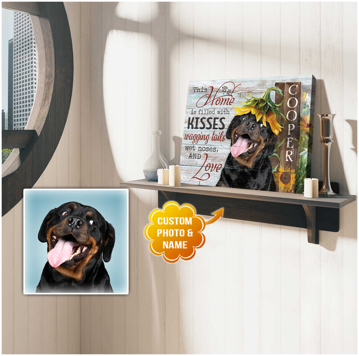 Custom-Photo-And-Name-Dog-This-Home-Is-Filled-Wall-Art-Canvas-Decor-3 Custom Photo And Name Dog This Home Is Filled Wall Art Canvas Decor 3