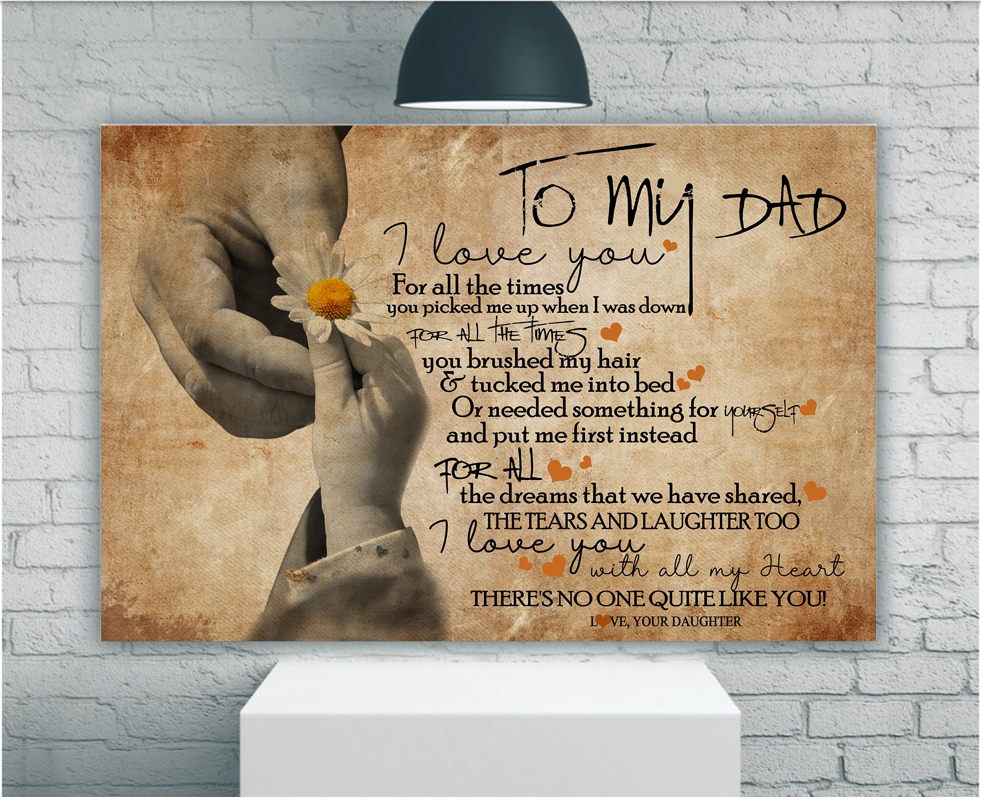Dad-Canvas-Gift-Ideas-For-Fathers-Day-From-Daughter-To-My-Dad-I-Love-You-For-All-The-Times-You-Picked-Me-Up-Canvas Dad Canvas