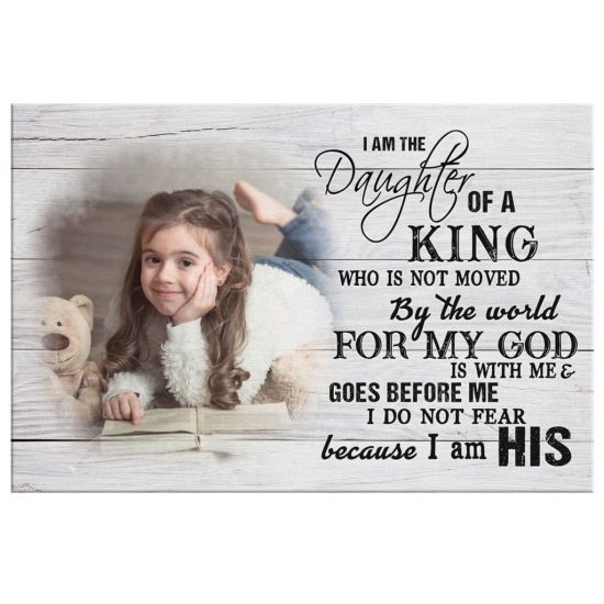 Daughter Of A King Photo Canvas Wall Art 2 Daughter Of A King Photo Canvas Wall Art 2