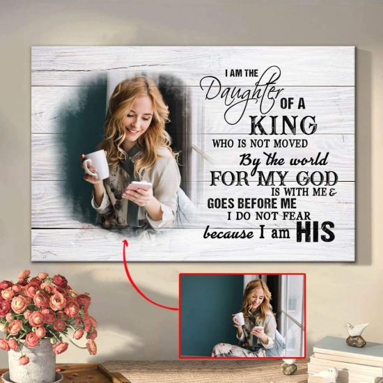 Daughter Of A King Photo Canvas Wall Art