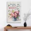 Dear God Thank You For This Beautiful Life Canvas Wall Art