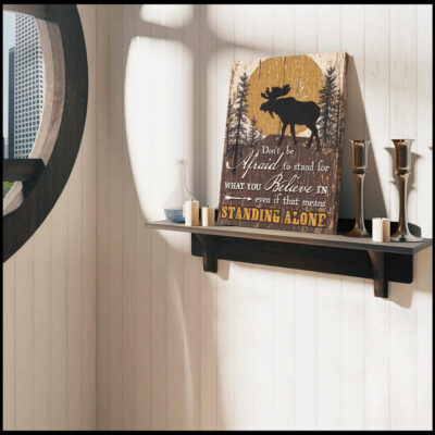 Deer Canvas Standing Alone Wall Art Decor Motivation 3