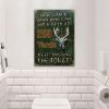 Deer How Can A Man Customized Classic Metal Signs