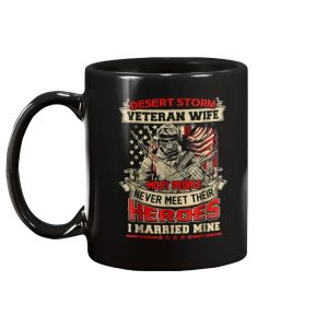 Desert Storm Combat Veteran Wife Mug 1