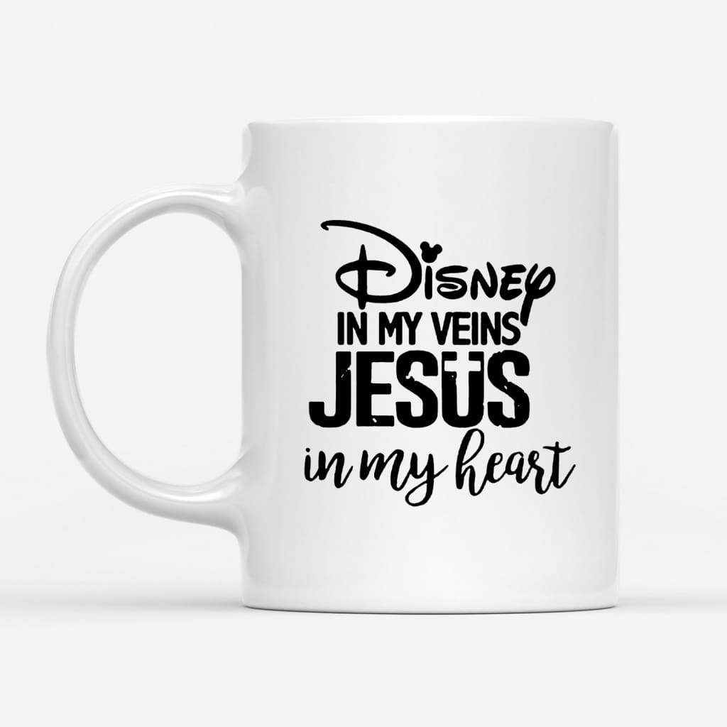 Disney-In-My-Veins-Jesus-In-My-Heart-Coffee-Mug-1 Disney In My Veins Jesus In My Heart Coffee Mug 1