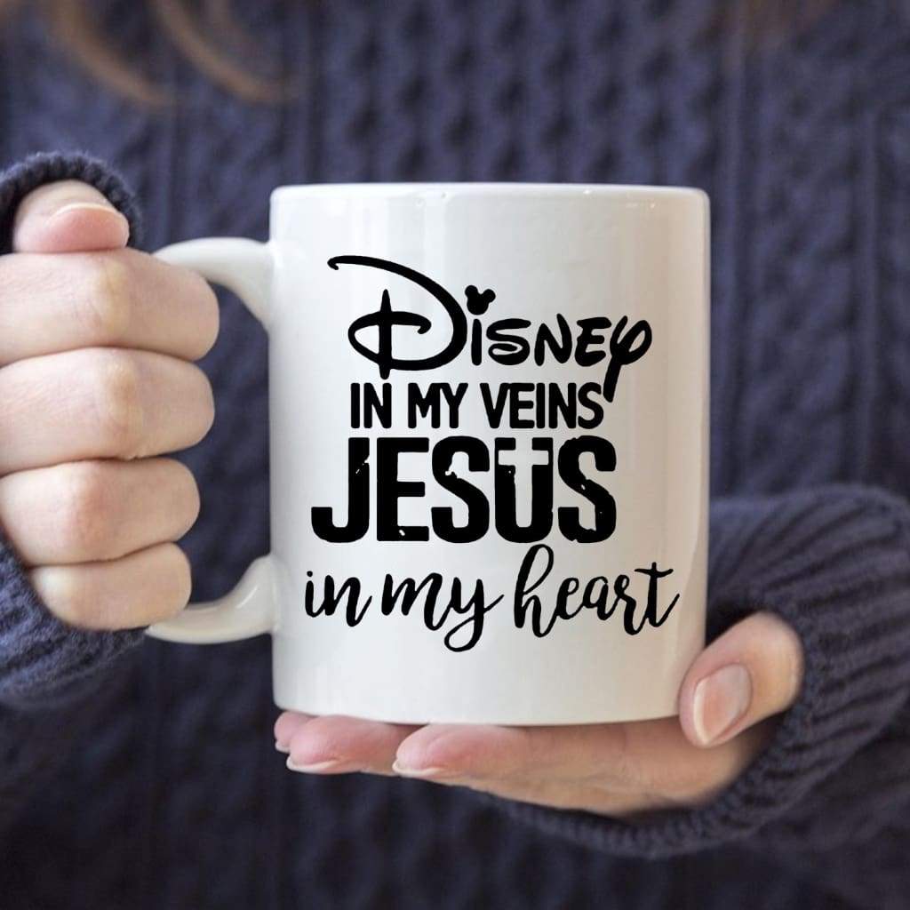 Disney In My Veins Jesus In My Heart Coffee Mug