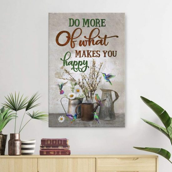 Do More Of What Makes You Happy Christian Canvas Wall Art