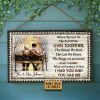 Family Old Couple When We Get Old Custom Wood Rectangle Sign