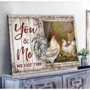 Farm And Chicken Canvas You And Me Wall Art Decor 3