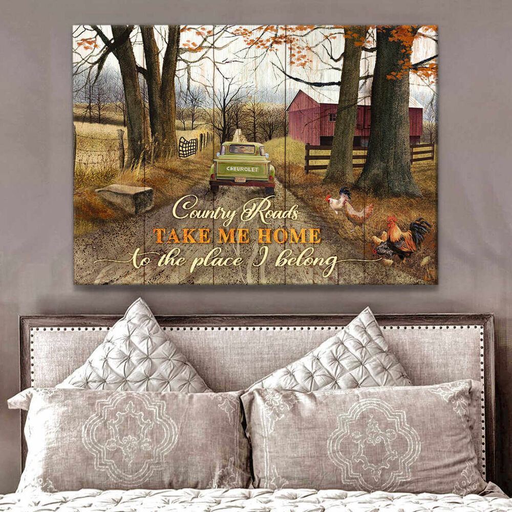 Farm-Canvas-Country-Roads-Wall-Art-Decor-Motivation-2 Farm Canvas Country Roads Wall Art Decor Motivation 2