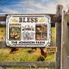 Farm Chicken Bless The Food Before Us Custom Classic Metal Signs